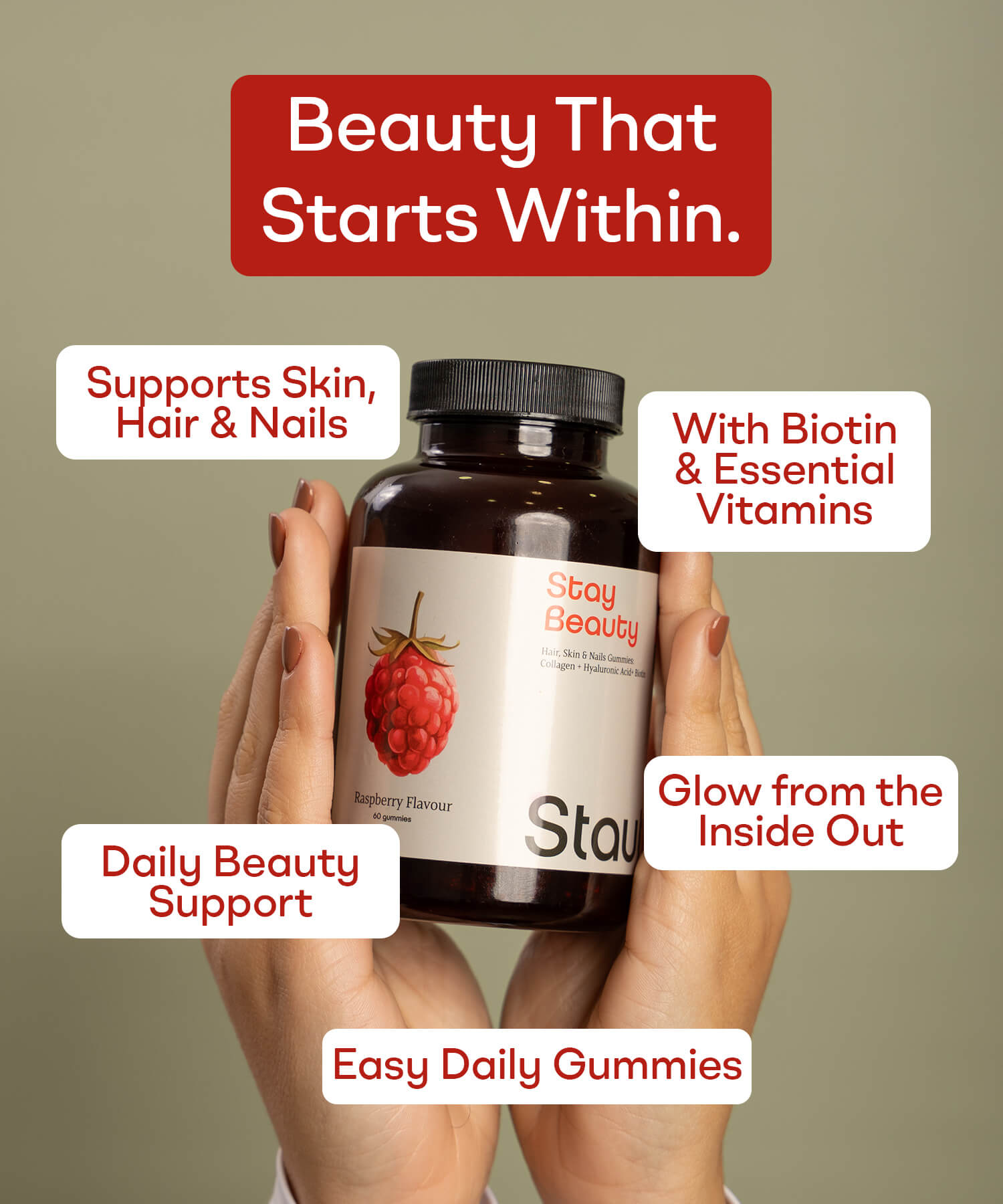Stay Beauty | Gummies for hair, skin, and nails 3 Stay Beauty | Gummies for hair, skin, and nails - Image 3